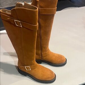 Kelsi Dagger Women's Tan Suede High Boots